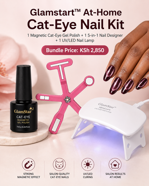 GlamStar™ At-Home Cat-Eye Nail Kit