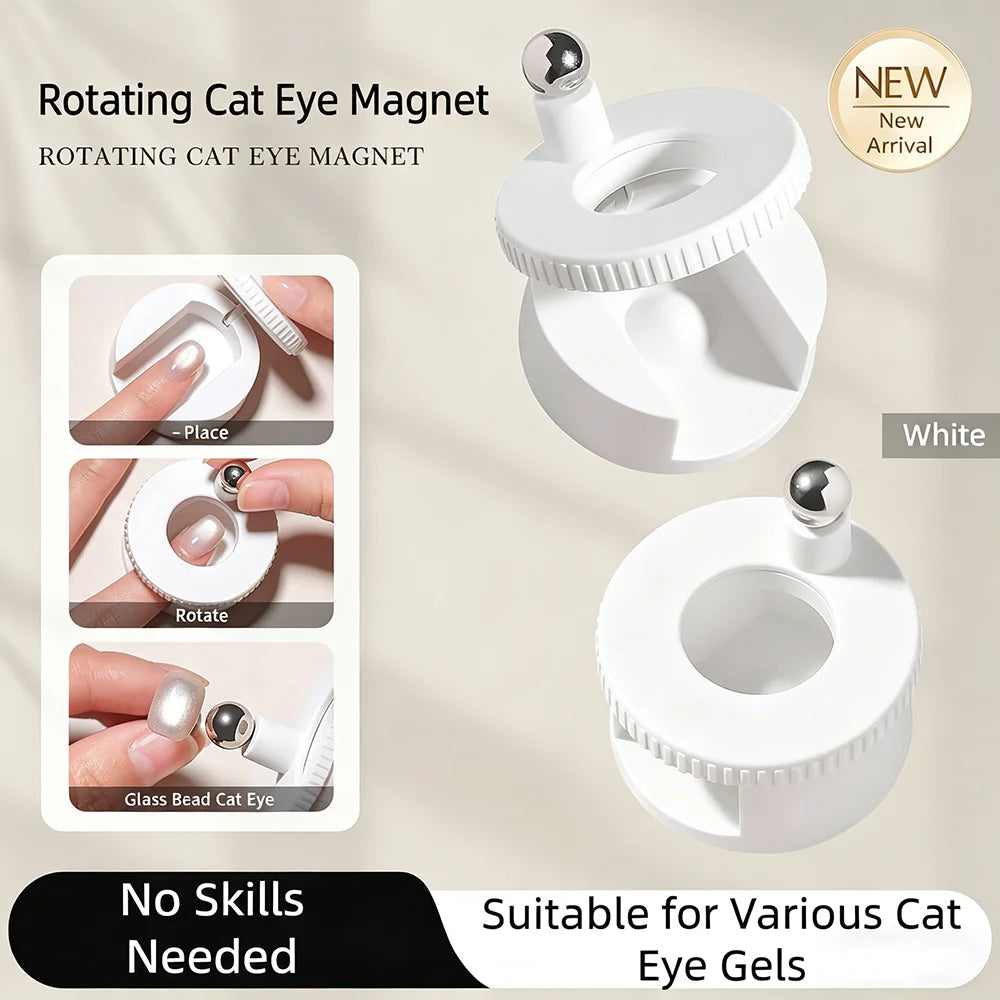 8in1 Nail Magnet Multi Functional Glass Beads Cat Eye Nail Polish And Gel Polish