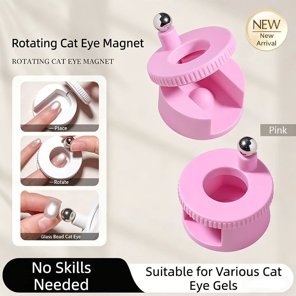 8in1 Nail Magnet Multi Functional Glass Beads Cat Eye Nail Polish And Gel Polish